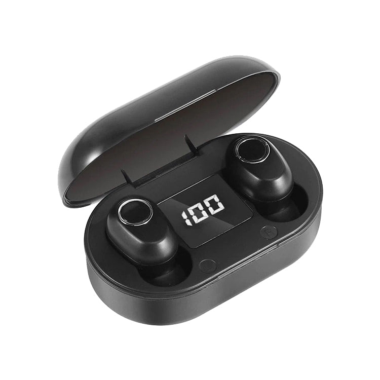 L'auricolare Bluetooth wireless a due orecchie DT-13 supporta il tocco e la ricarica magnetica intelligente