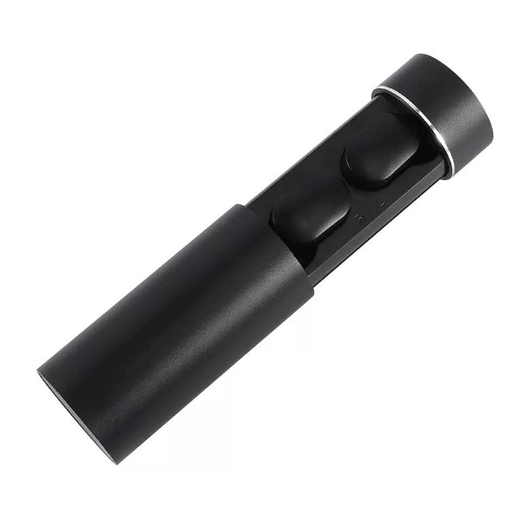 L'auricolare Bluetooth wireless a due orecchie DT-16 supporta la ricarica magnetica touch e intelligente e l'accoppiamento automatico all'accensione