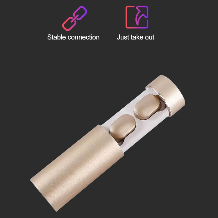 L'auricolare Bluetooth wireless a due orecchie DT-16 supporta la ricarica magnetica touch e intelligente e l'accoppiamento automatico all'accensione