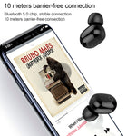 Auricolari Bluetooth DT-18 con ricarica magnetica