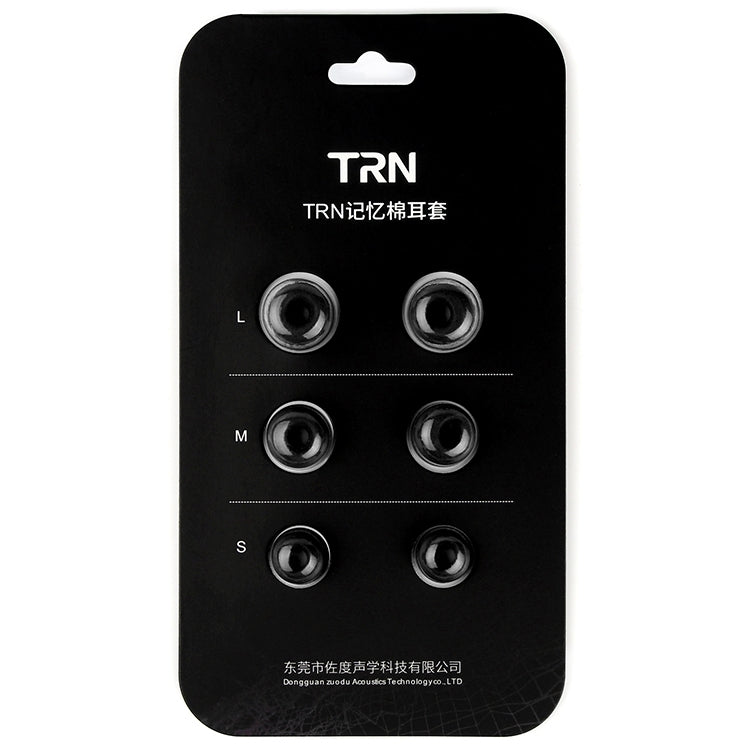 Auricolari TRN in memory foam e silicone