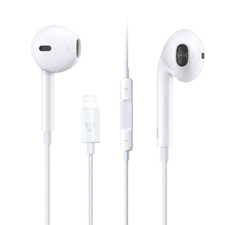 Auricolare cablato con spina a 8 pin, supporto chiamate e musica, lunghezza cavo: 1,2 m, Support Music And Calls