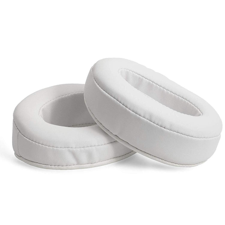 1 paio di custodie protettive per cuffie smussate in pelle ovale per Brainwavz HM5 / Philip SHP9500