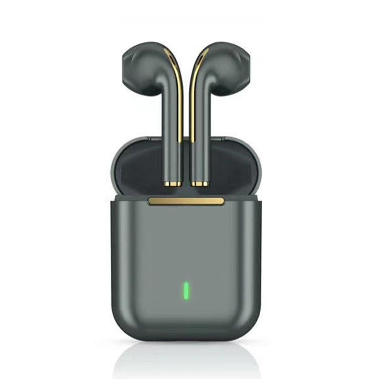 Auricolare Bluetooth binaurale wireless J18 Bluetooth 5.0 TWS con scatola di ricarica, J18 (Green), J18 (Rose Gold), J18 (White), J18 (Black)