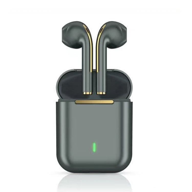 Auricolare Bluetooth binaurale wireless J18 Bluetooth 5.0 TWS con scatola di ricarica, J18 (Green), J18 (Rose Gold), J18 (White), J18 (Black)