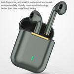 Auricolare Bluetooth binaurale wireless J18 Bluetooth 5.0 TWS con scatola di ricarica, J18 (Green), J18 (Rose Gold), J18 (White), J18 (Black)