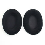 2 PCS Per Kingston KHX-HSCP / HyperX Cloud II Cuscino Per Cuffie Flanella Nera Netto Spugna Copertura Paraorecchie Cuffie di Ricambio, For Kingston KHX-HSCP HyperX Cloud II(Flannel Black)