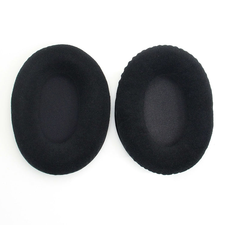 2 PCS Per Kingston KHX-HSCP / HyperX Cloud II Cuscino Per Cuffie Flanella Nera Netto Spugna Copertura Paraorecchie Cuffie di Ricambio, For Kingston KHX-HSCP HyperX Cloud II(Flannel Black)