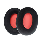 2 PCS Per Kingston KHX-HSCP / HyperX Cloud II Cuscino Per Cuffie Flanella Rosso Netto Spugna Copertura Paraorecchie Cuffie di Ricambio, For Kingston KHX-HSCP HyperX Cloud II(Flannel Red)