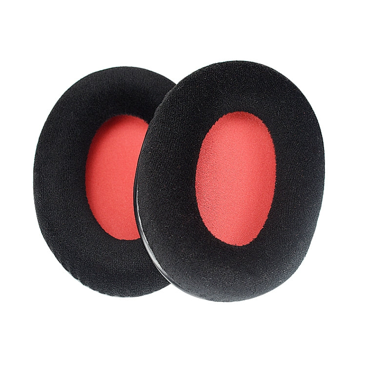 2 PCS Per Kingston KHX-HSCP / HyperX Cloud II Cuscino Per Cuffie Flanella Rosso Netto Spugna Copertura Paraorecchie Cuffie di Ricambio, For Kingston KHX-HSCP HyperX Cloud II(Flannel Red)