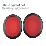 2 PCS Per Kingston KHX-HSCP / HyperX Cloud II Cuscino Per Cuffie Flanella Rosso Netto Spugna Copertura Paraorecchie Cuffie di Ricambio, For Kingston KHX-HSCP HyperX Cloud II(Flannel Red)