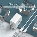 Caricabatterie rapido IVON AD48 18W con cavi USB-C e Lightning