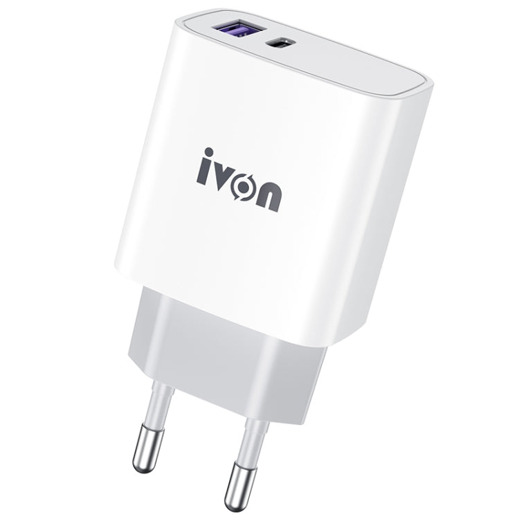 Caricatore IVON AD52 18W USB-C Ricarica Rapida