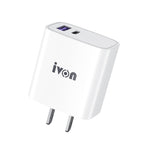Caricatore IVON AD52 18W USB-C Ricarica Rapida
