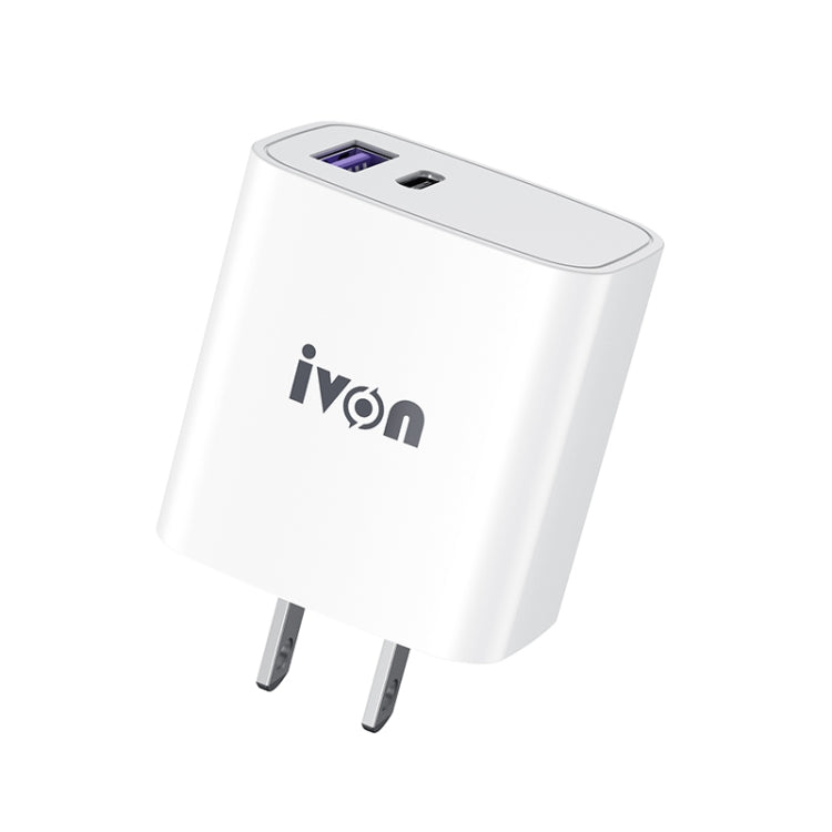 Caricatore IVON AD52 18W USB-C Ricarica Rapida