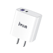 Caricatore IVON AD52 18W USB-C Ricarica Rapida