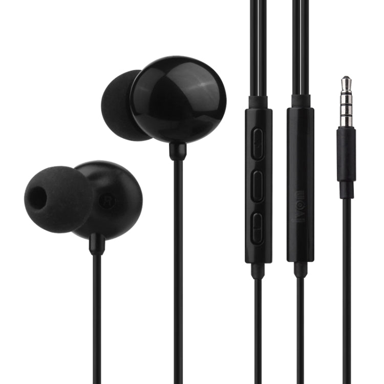 IVON E50 Auricolare stereo con riduzione del rumore da 3,5 mm