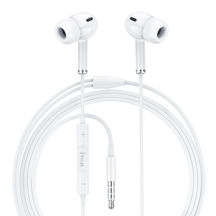 IVON E51 Auricolare In-Ear da 3,5 mm con cancellazione intelligente del rumore