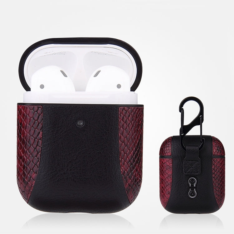 Custodia in pelle ribaltabile per AirPods 1 e 2