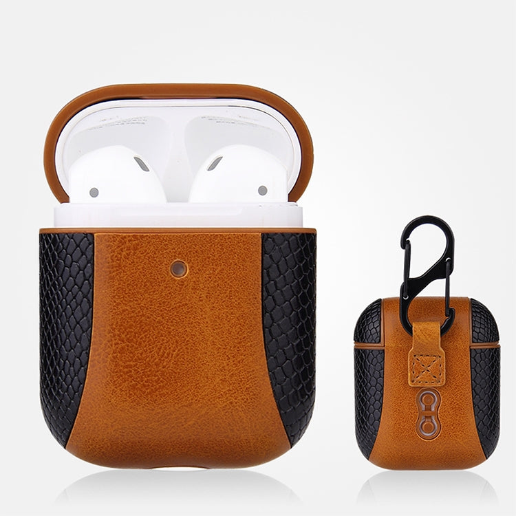 Custodia in pelle ribaltabile per AirPods 1 e 2