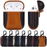 Custodia in pelle ribaltabile per AirPods 1 e 2