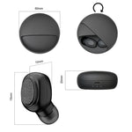 Auricolare Bluetooth YH-03 TWS V5.0 con custodia ricarica