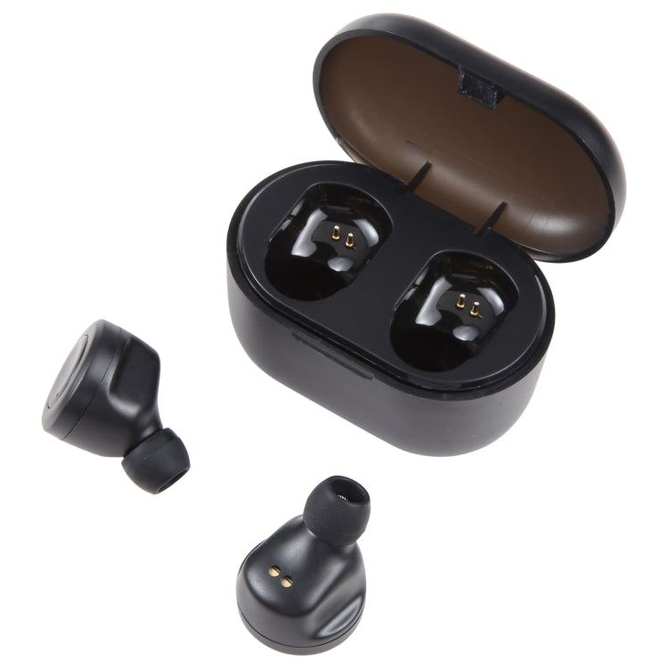 Auricolare Bluetooth wireless A6 Bluetooth 5.0 con scatola di ricarica, A6 Black