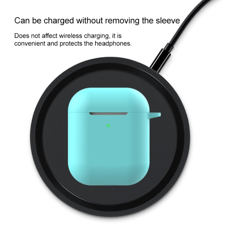 Custodia protettiva in silicone antiurto per auricolari wireless per Apple AirPods 1 / 2
