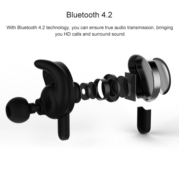 REMAX TWS-1 Auricolare Bluetooth wireless Bluetooth 4.2 a forma di mezzaluna con scatola di ricarica, TWS-1 Gold, TWS-1 Tarnish