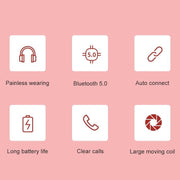 Auricolare Bluetooth Macaron Y08 Hi-Fi