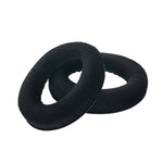 2 pezzi per Sennheiser HD515 / HD555 / HD595 / HD598 / HD558 / PC360 Flanella Auricolare Fodera per cuscino Paraorecchie Cuscinetti di ricambio con regolazione del tono in cotone, Velvet Black, Velvet Brown