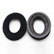 2 pezzi per Sennheiser HD515 / HD555 / HD595 / HD598 / HD558 / PC360 Flanella Auricolare Fodera per cuscino Paraorecchie Cuscinetti di ricambio con regolazione del tono in cotone, Velvet Black, Velvet Brown