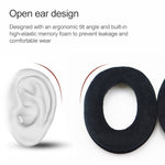 2 pezzi per Sennheiser HD515 / HD555 / HD595 / HD598 / HD558 / PC360 Flanella Auricolare Fodera per cuscino Paraorecchie Cuscinetti di ricambio con regolazione del tono in cotone, Velvet Black, Velvet Brown
