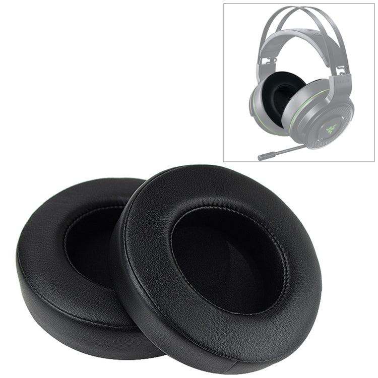 2 pezzi per Razer Thresher Ultimate auricolare cuscino copertura in spugna paraorecchie cuscinetti di ricambio, For Razer Thresher Ultimate (Sponge)