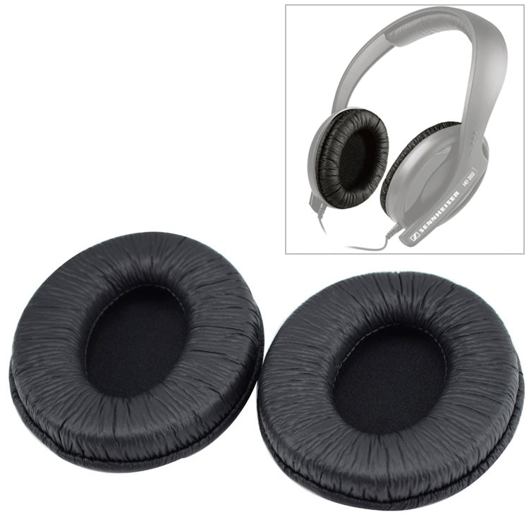 2 pezzi per Sennheiser HD202 / HD212 / HD437 / HD447 / HD457 / HD497 cuffia cuscino in spugna paraorecchie cuscinetti di ricambio, For Sennheiser HD202 / HD212