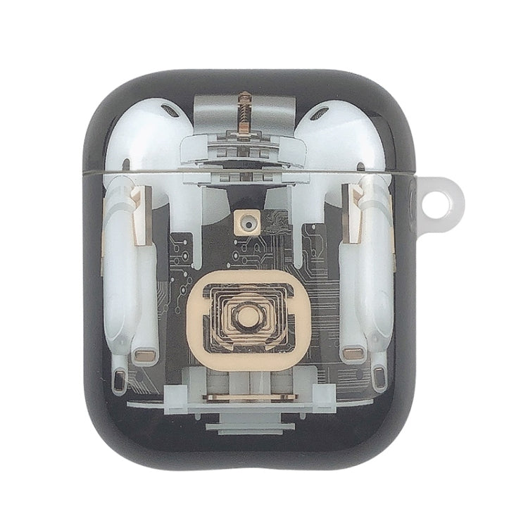Per AirPods 1/2 Custodia protettiva per auricolari in TPU con struttura meccanica, For AirPods 1 / 2