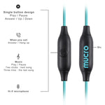 Cuffie stereo cablate sport con gancio Type-C