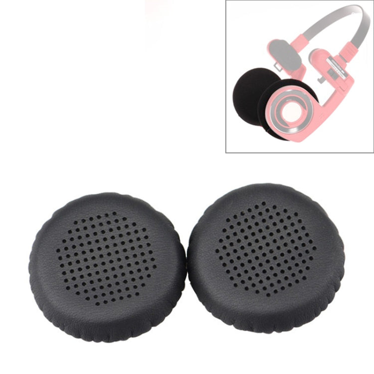 2 pezzi per KOSS PP / SP versione con ventilazione perforata copertura in pelle proteica cuffia protettiva paraorecchie, Perforated Ventilation Version Black, Perforated Ventilation Version Grey