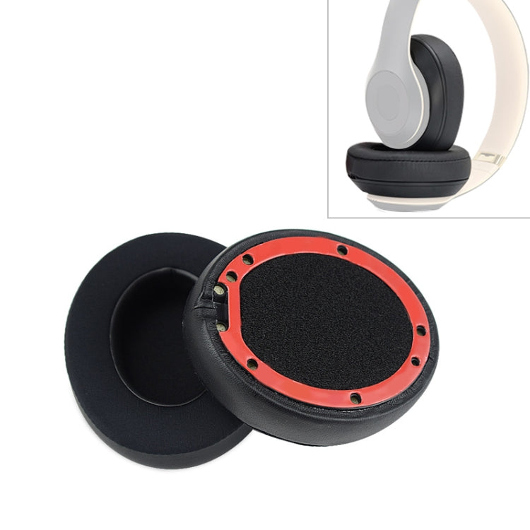 2 pezzi per cuffie Beats Studio 2.0 / 3.0, copertura protettiva, paraorecchie in gel di ghiaccio (grigio bianco), Black, Blue, Red, Titanium Color