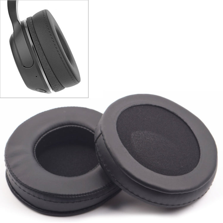 2 pezzi per Skullcandy / HESH 2.0 HESH Ispessito Auricolare Fodera per cuscino Paraorecchie Cuscinetti di ricambio con rete (Nero)