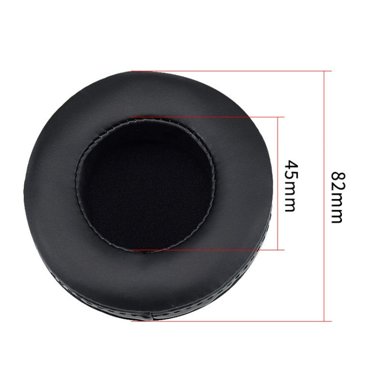 2 pezzi per Skullcandy / HESH 2.0 HESH Ispessito Auricolare Fodera per cuscino Paraorecchie Cuscinetti di ricambio con rete (Nero)