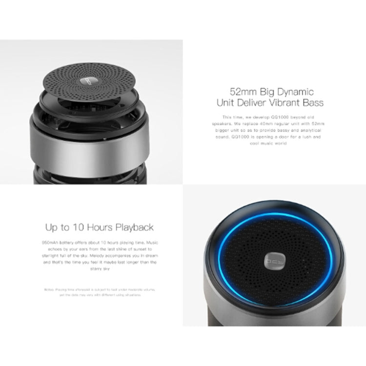 QCY BOX1 Mini altoparlante portatile Wireless Music Metal V4.2 Altoparlanti Bluetooth