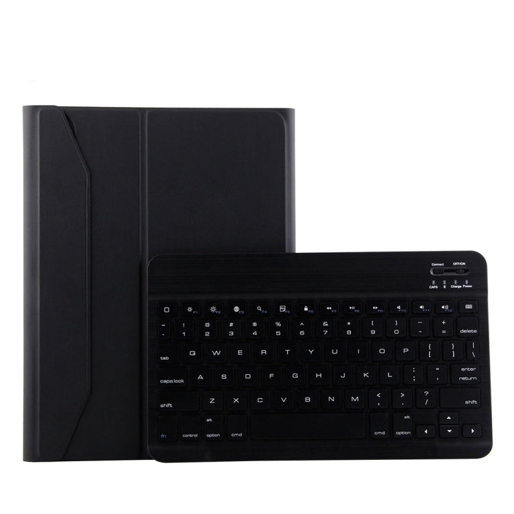 1130B Tastiera staccabile Bluetooth 3.0 ABS con texture spazzolata + Custodia tablet in pelle con texture pelle di agnello per iPad Pro 11 pollici (2018), con regolazione a tre marce / Magnetica / Funzione di sospensione, 1130B