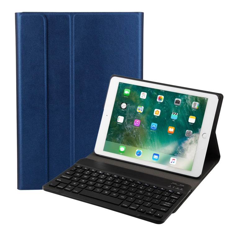 FT-1030 Bluetooth 3.0 Tastiera ABS con texture spazzolata + Custodia tablet in pelle con texture pelle per iPad Air / Air 2 / iPad Pro da 9,7 pollici, con regolazione dell'angolo a tre marce / Magnetico / Funzione di sospensione, FT-1030D