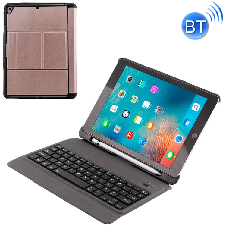 T-201 Tastiera ultrasottile Bluetooth 3.0 staccabile + Custodia tablet in pelle con texture pelle di agnello per iPad Air / Air 2 / iPad Pro da 9,7 pollici, supporta la regolazione multi-angolo, T-201