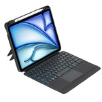 T11B-AS Custodia con tastiera Bluetooth retroilluminata rotante staccabile per iPad Air 11 2024 / Air 5 / Air 4 10.9 / Pro 11 2022 2021 2020 2018, For iPad Air 11 2025 / Air 11 2024 / Air 5 / Air 4 10.9 / Pro 11 2022 2021 2020 2018