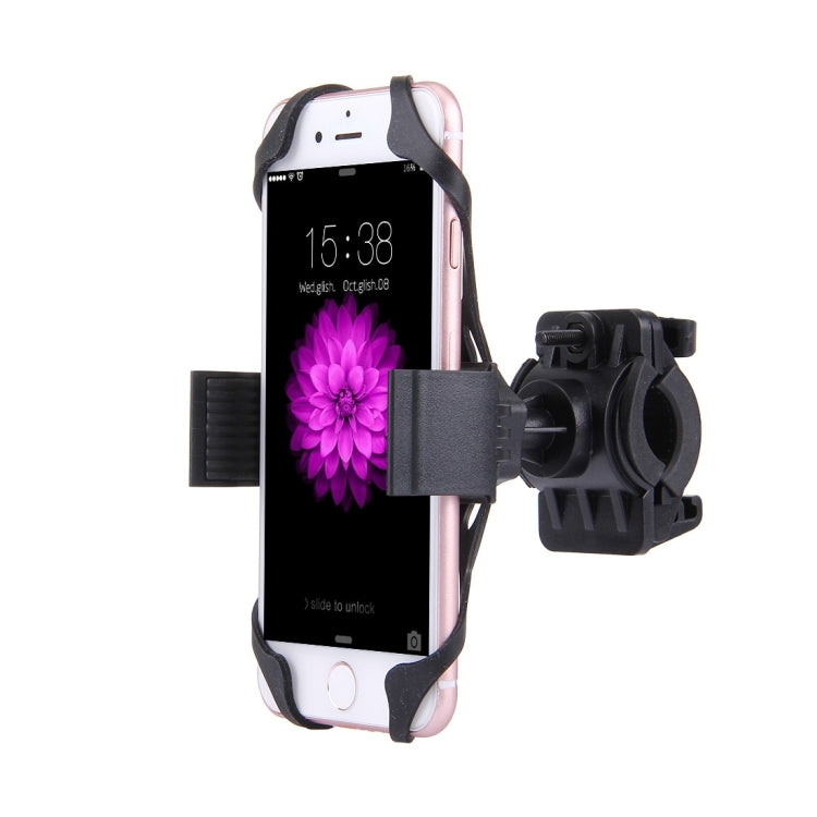 Supporto per telefono da bicicletta con rotazione a 360 gradi con clip elastica flessibile per iPhone 7 e 7 Plus / iPhone 6 e 6 Plus / iPhone 5 e 5C e 5s