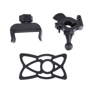 Supporto per telefono da bicicletta con rotazione a 360 gradi con clip elastica flessibile per iPhone 7 e 7 Plus / iPhone 6 e 6 Plus / iPhone 5 e 5C e 5s