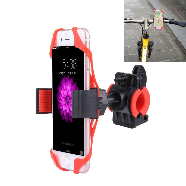 Supporto per telefono da bicicletta con rotazione a 360 gradi con clip elastica flessibile per iPhone 7 e 7 Plus / iPhone 6 e 6 Plus / iPhone 5 e 5C e 5s