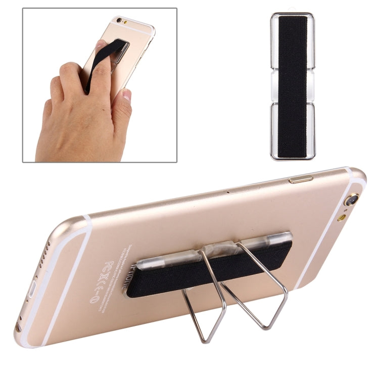 Mini supporto adesivo universale regolabile 2 in 1 + impugnatura sottile per le dita, dimensioni: 7,3 x 2,2 x 0,3 cm